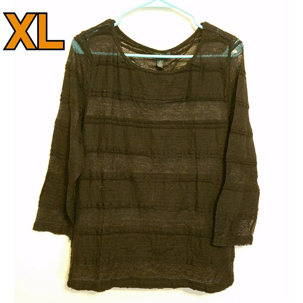 Sheer layering top